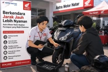Berkendara Jarak Jauh Lebih Nyaman, Astra Motor Natar Bagikan Persiapan yang Wajib Dilakukan 